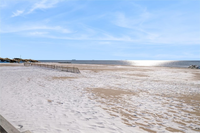 water view featuring a view of the beach