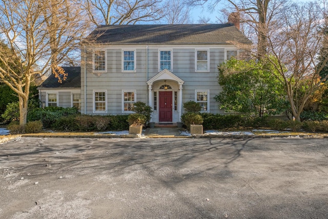 view of colonial inspired home