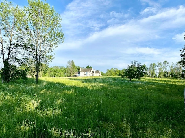 view of landscape with a rural view