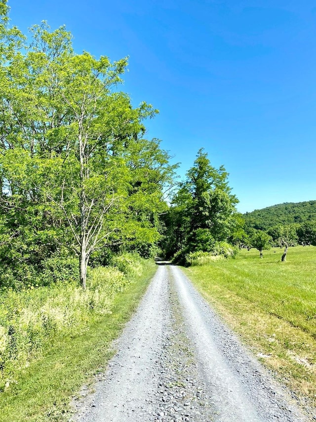 view of road