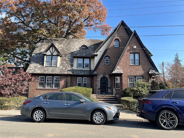 view of tudor home