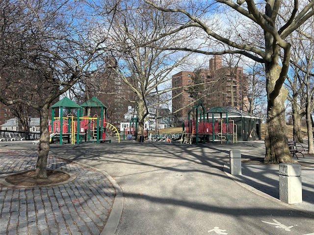 view of home's community with a playground