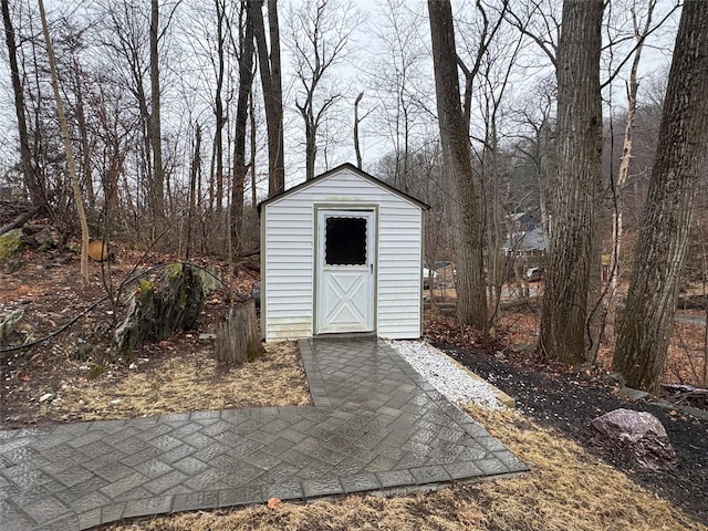 view of outbuilding