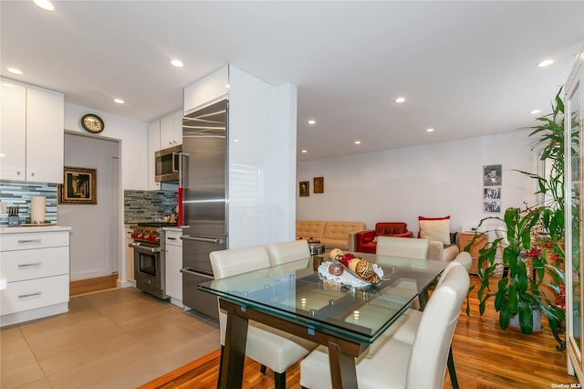 view of dining area