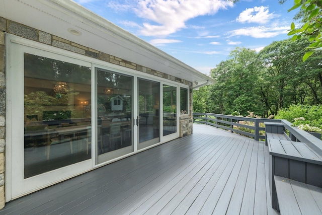 652 Long Hill Rd W, Briarcliff Manor, NY 10510 - view of wooden terrace