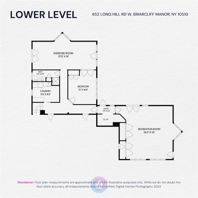 652 Long Hill Rd W, Briarcliff Manor, NY 10510 - room layout