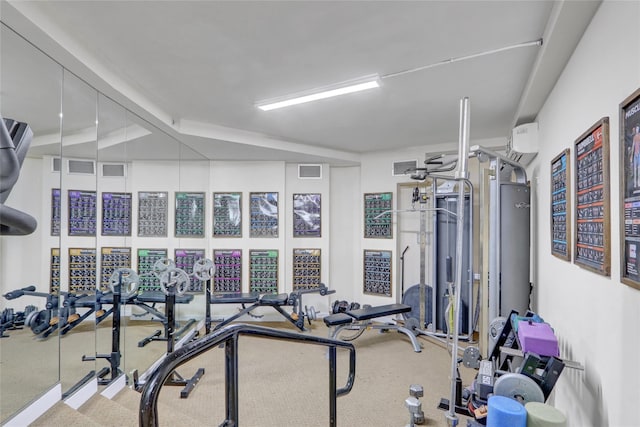 view of workout area