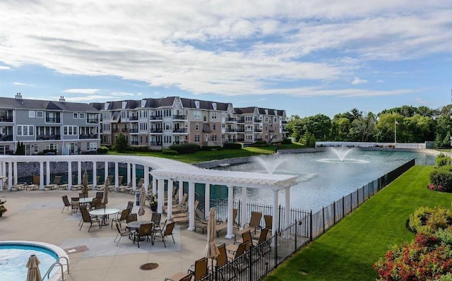 319 Trotting Ln Unit 23, Westbury, NY 11590 - view of patio with a pergola
