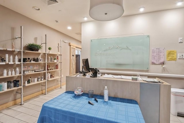 319 Trotting Ln Unit 23, Westbury, NY 11590 - bathroom featuring recessed lighting and tile patterned floors
