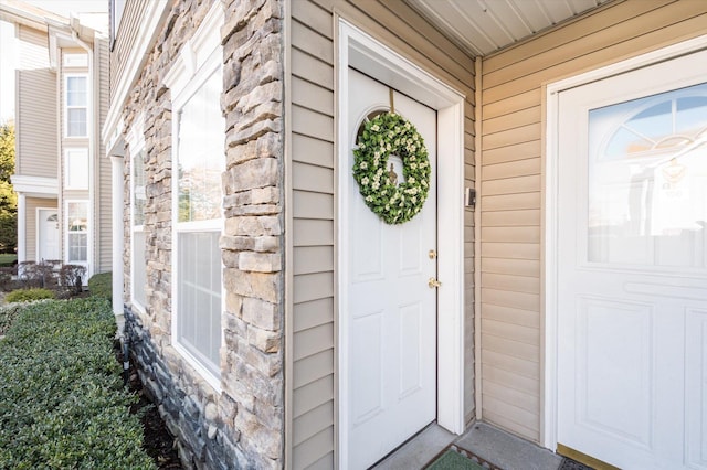 view of entrance to property