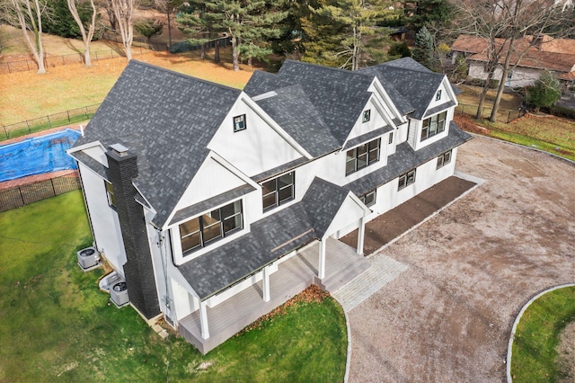 drone / aerial view
