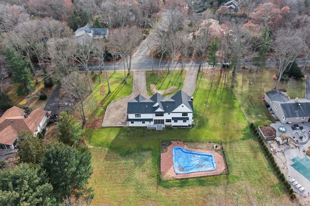 drone / aerial view