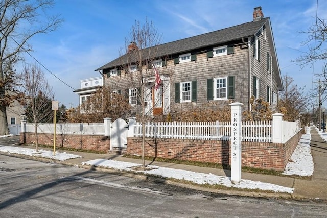 view of front of property