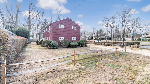 view of side of property