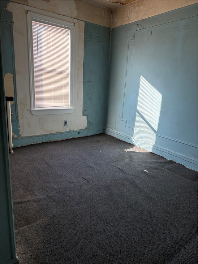 unfurnished room with carpet