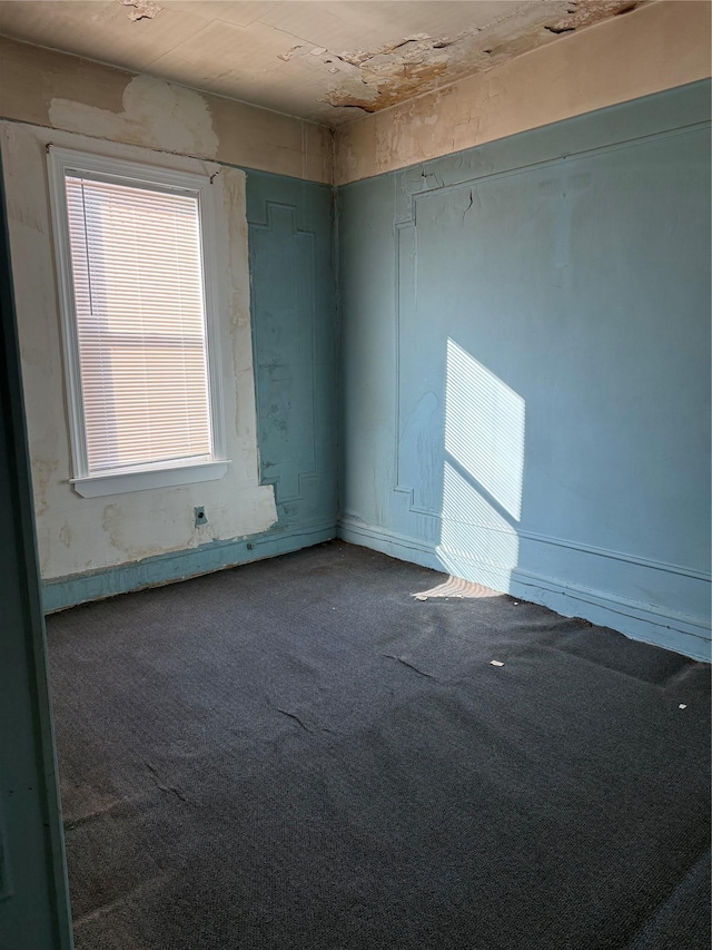 unfurnished room with carpet