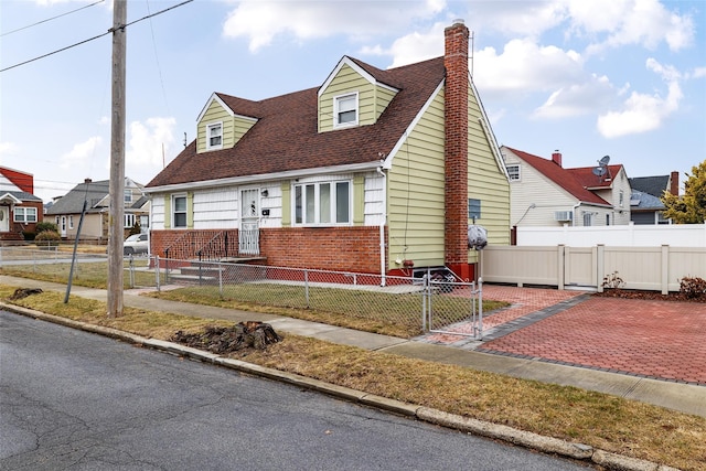 view of cape cod home