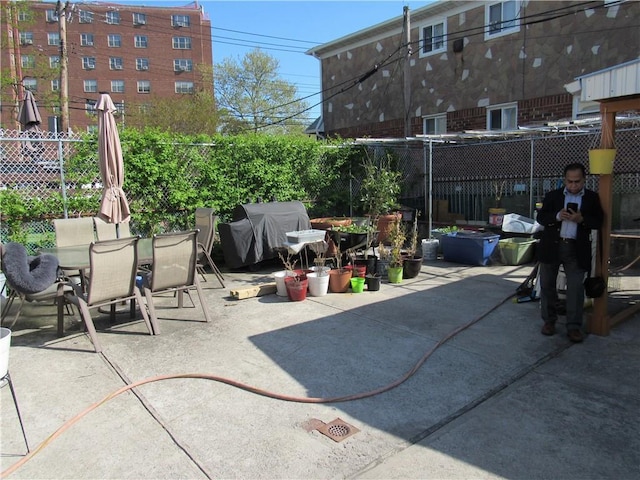 view of patio / terrace with grilling area