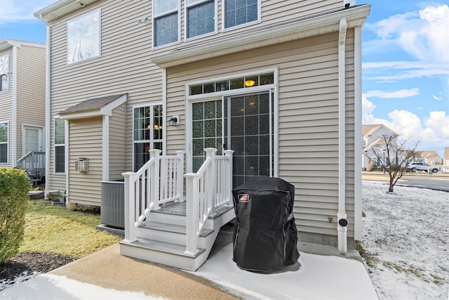 view of rear view of property