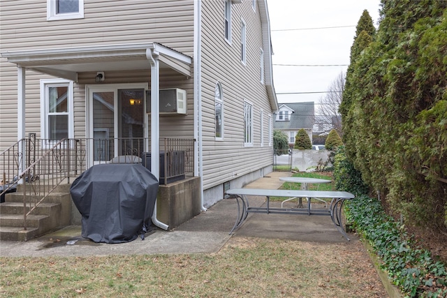 exterior space featuring a patio