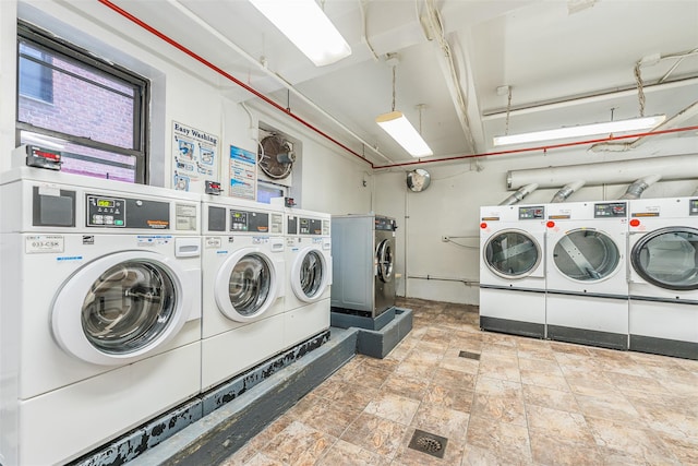 washroom featuring separate washer and dryer