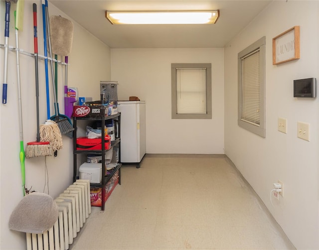 view of laundry room