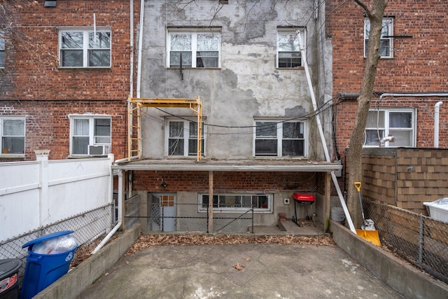 rear view of house with a patio