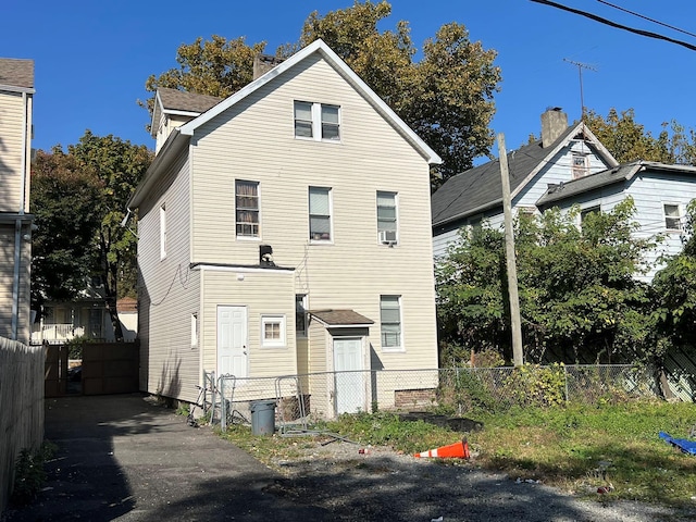 view of rear view of property