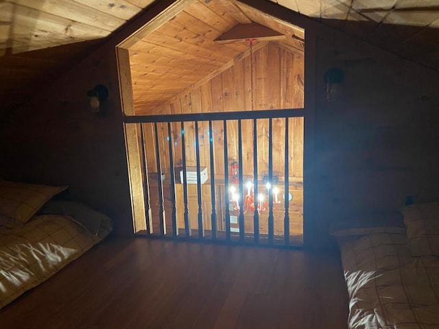 1139 State Route 17b, Mongaup Valley, NY 12762 - bedroom / living area view of wood ceiling, wood finished floors, and wooden walls