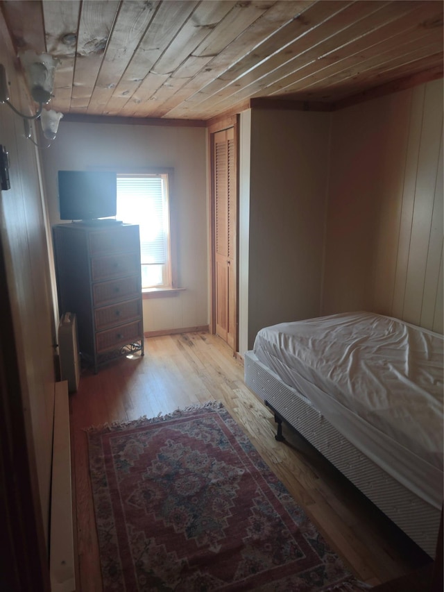 1139 State Route 17b, Mongaup Valley, NY 12762 - bedroom with hardwood / wood-style flooring and wood ceiling