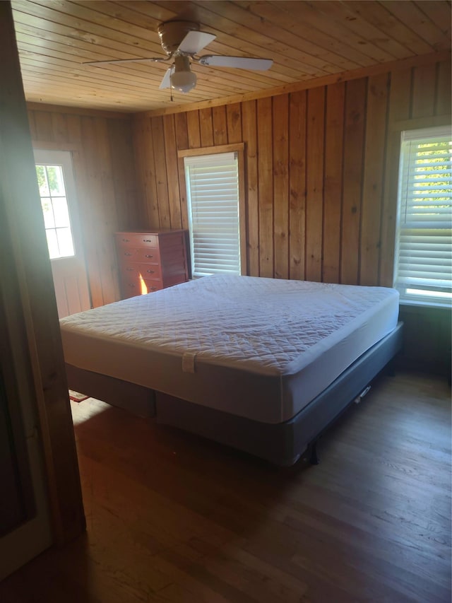 1139 State Route 17b, Mongaup Valley, NY 12762 - bedroom featuring wood ceiling, wood finished floors, and wooden walls