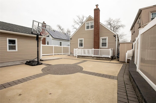 rear view of house with a patio area