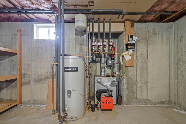 utilities featuring water heater