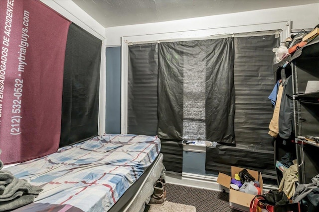 view of tiled bedroom