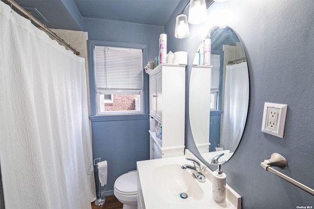 bathroom with toilet and sink