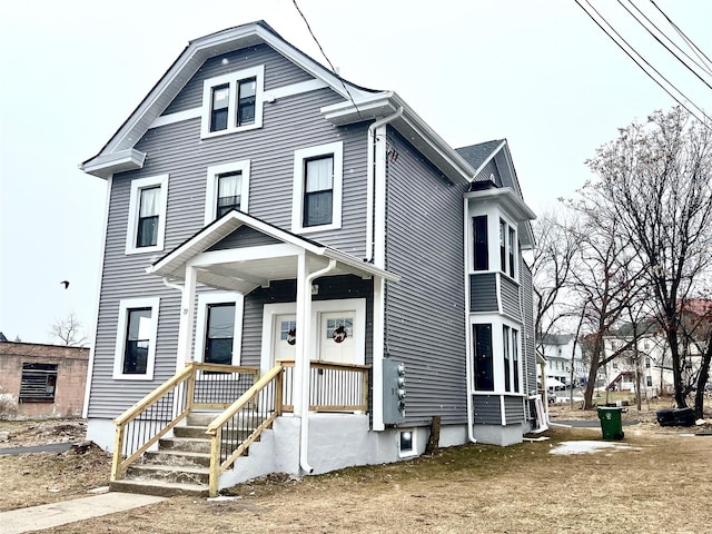 view of front of property