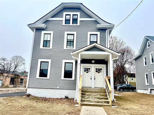 view of front of property