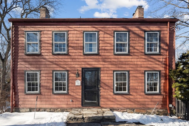 view of colonial home