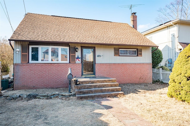 view of bungalow-style home