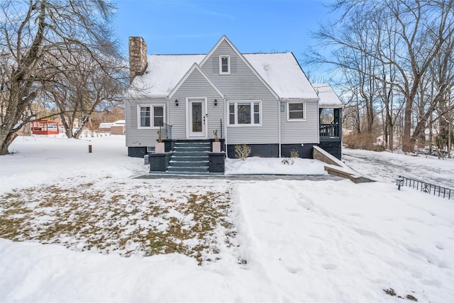 view of front of home