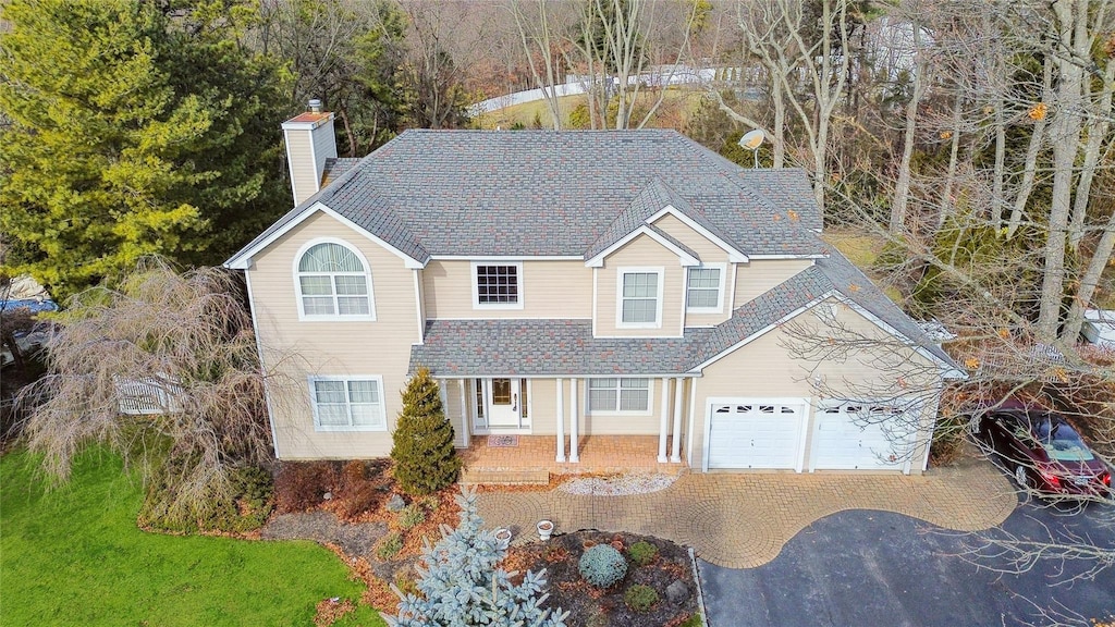 view of front of home featuring a porch