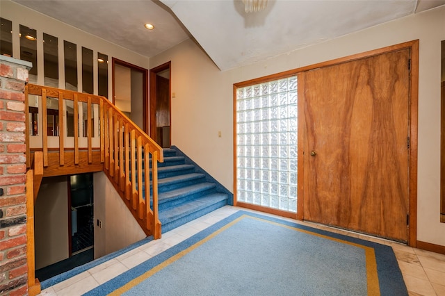 view of tiled entryway