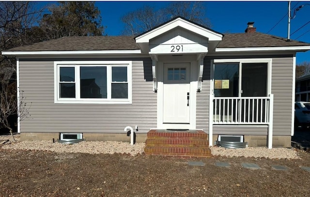 view of front of property