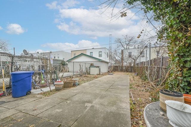 exterior space with a patio area