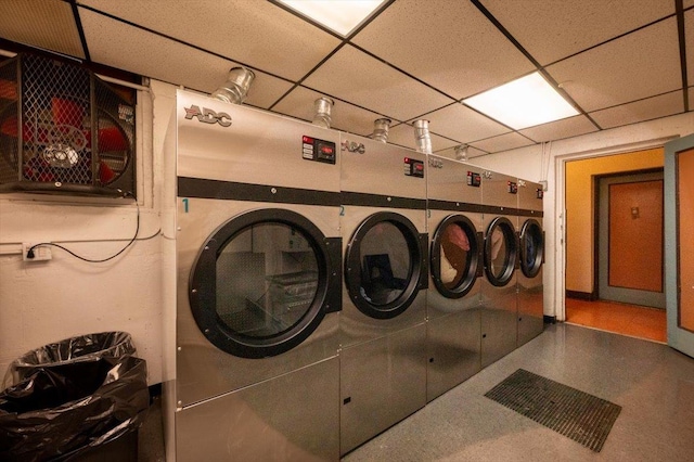 washroom with washer / clothes dryer