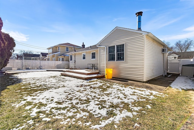 view of rear view of property