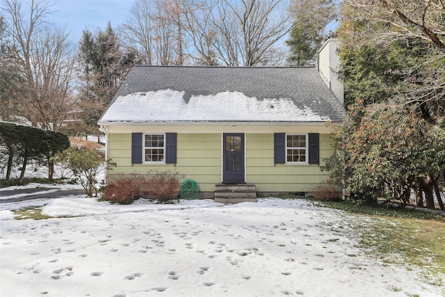 view of bungalow-style house