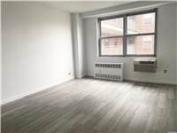 unfurnished room with radiator heating unit and wood-type flooring