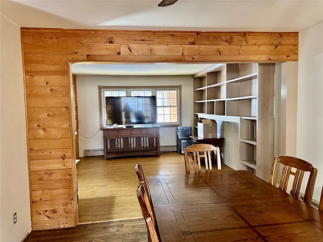 dining room featuring hardwood / wood-style floors