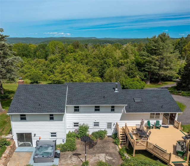 94 S Quaker Hill Rd, Pawling, NY 12564 - view from above of property featuring a forest